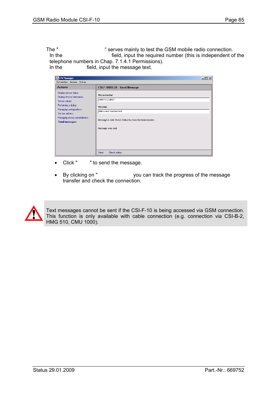 HYDAC CSI-F-10 User Manual | Page 65 / 120