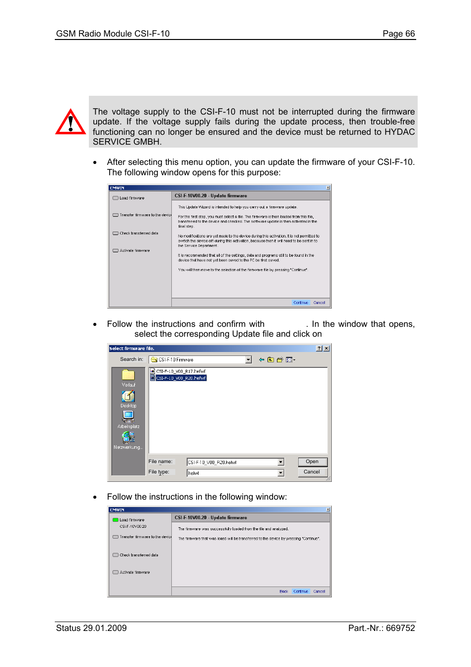 2 extras | HYDAC CSI-F-10 User Manual | Page 66 / 120