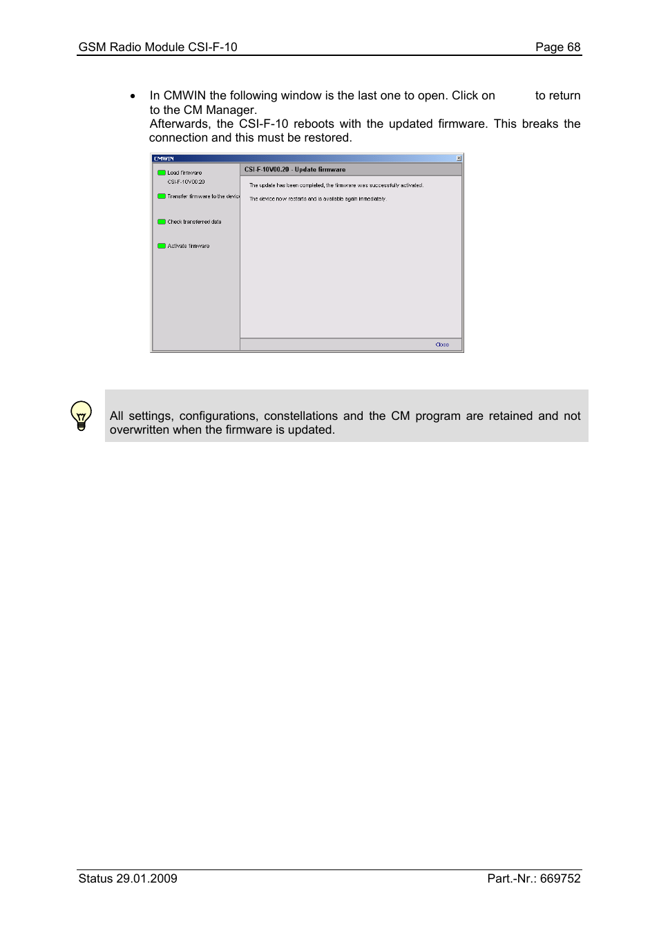 HYDAC CSI-F-10 User Manual | Page 68 / 120