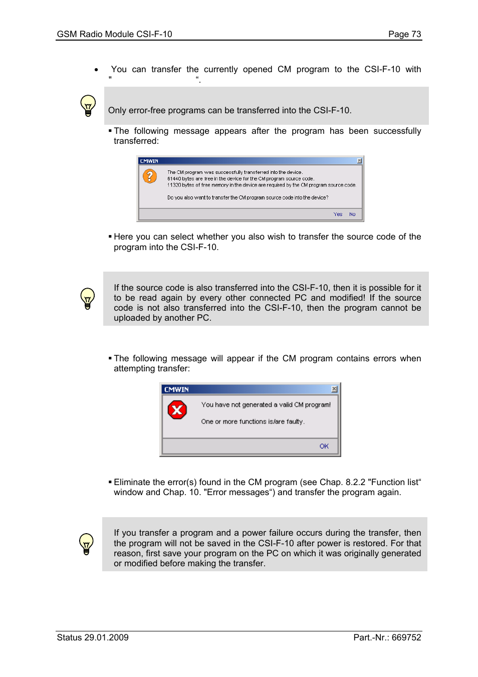 HYDAC CSI-F-10 User Manual | Page 73 / 120