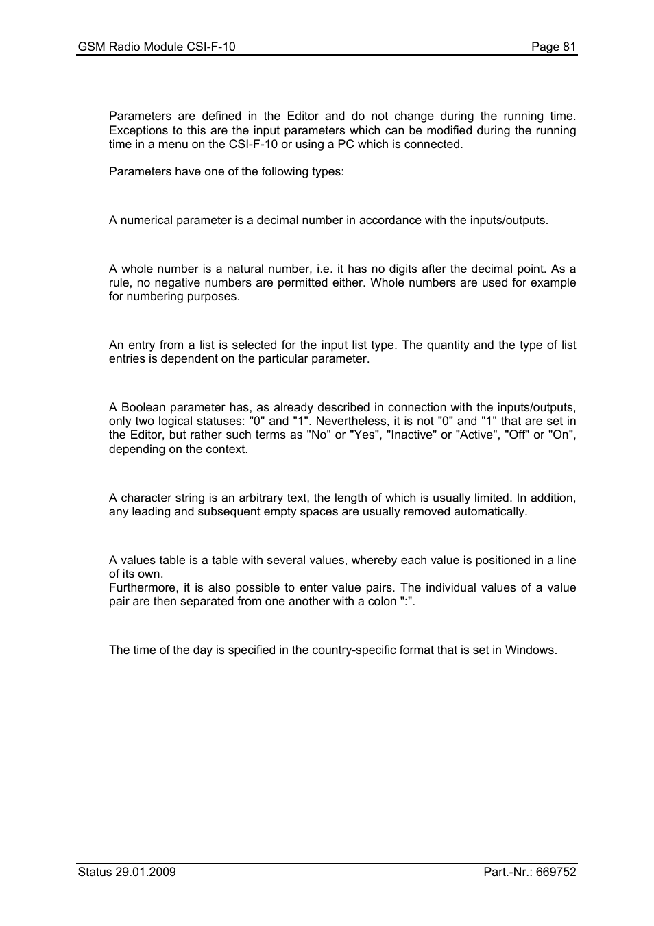 HYDAC CSI-F-10 User Manual | Page 81 / 120