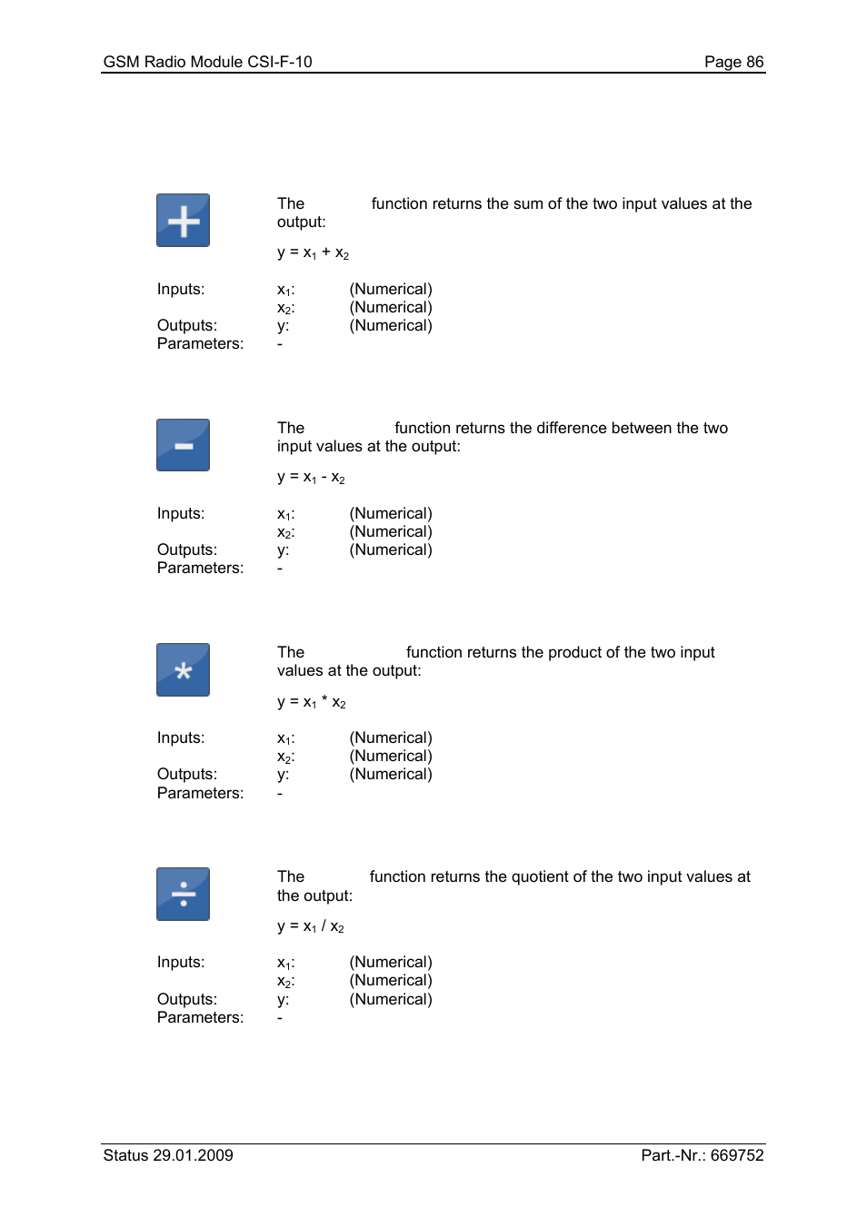 3 numerical calculations | HYDAC CSI-F-10 User Manual | Page 86 / 120