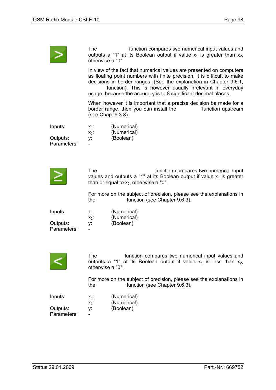 HYDAC CSI-F-10 User Manual | Page 98 / 120