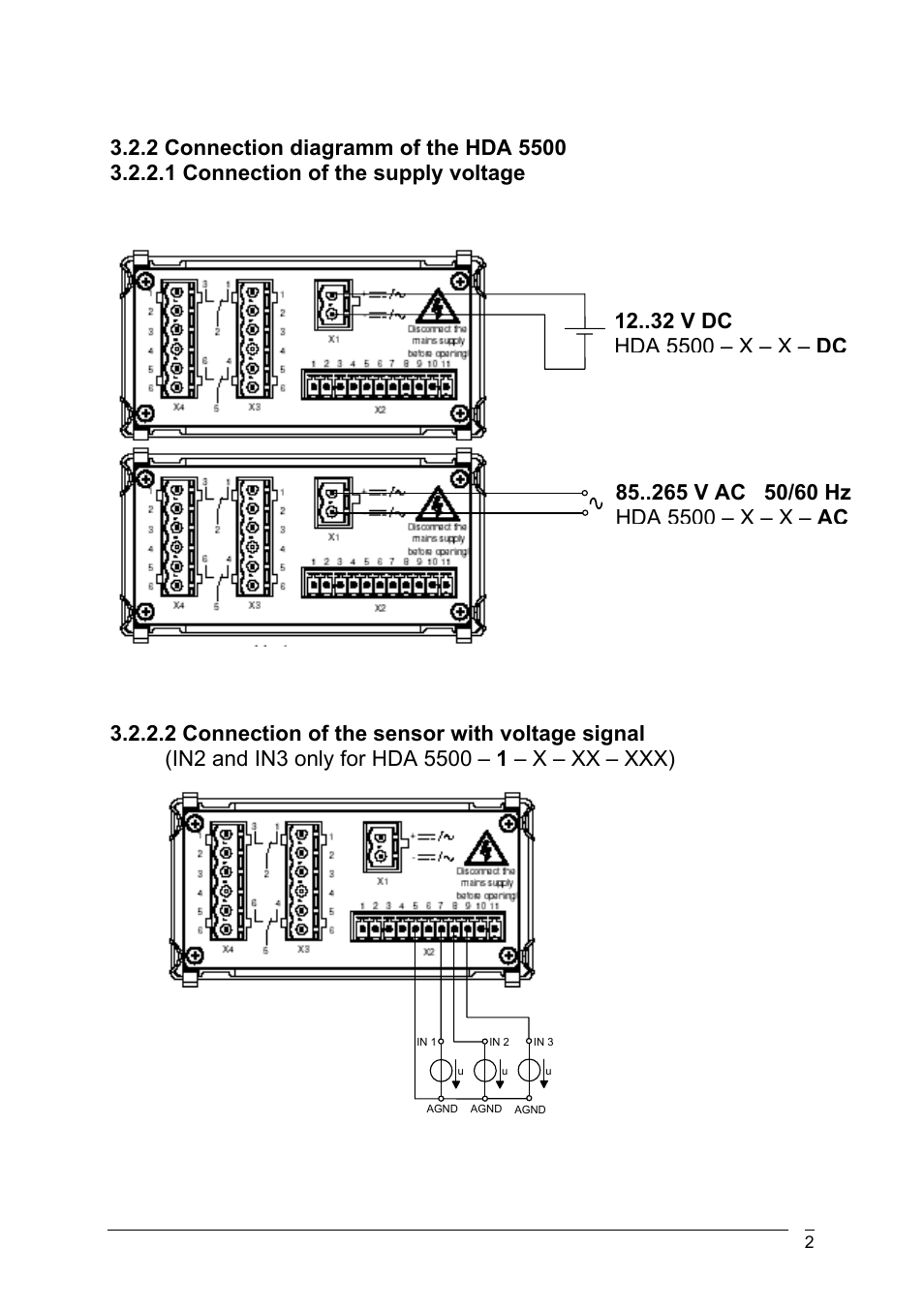 HYDAC HDA 5500 User Manual | Page 3 / 17