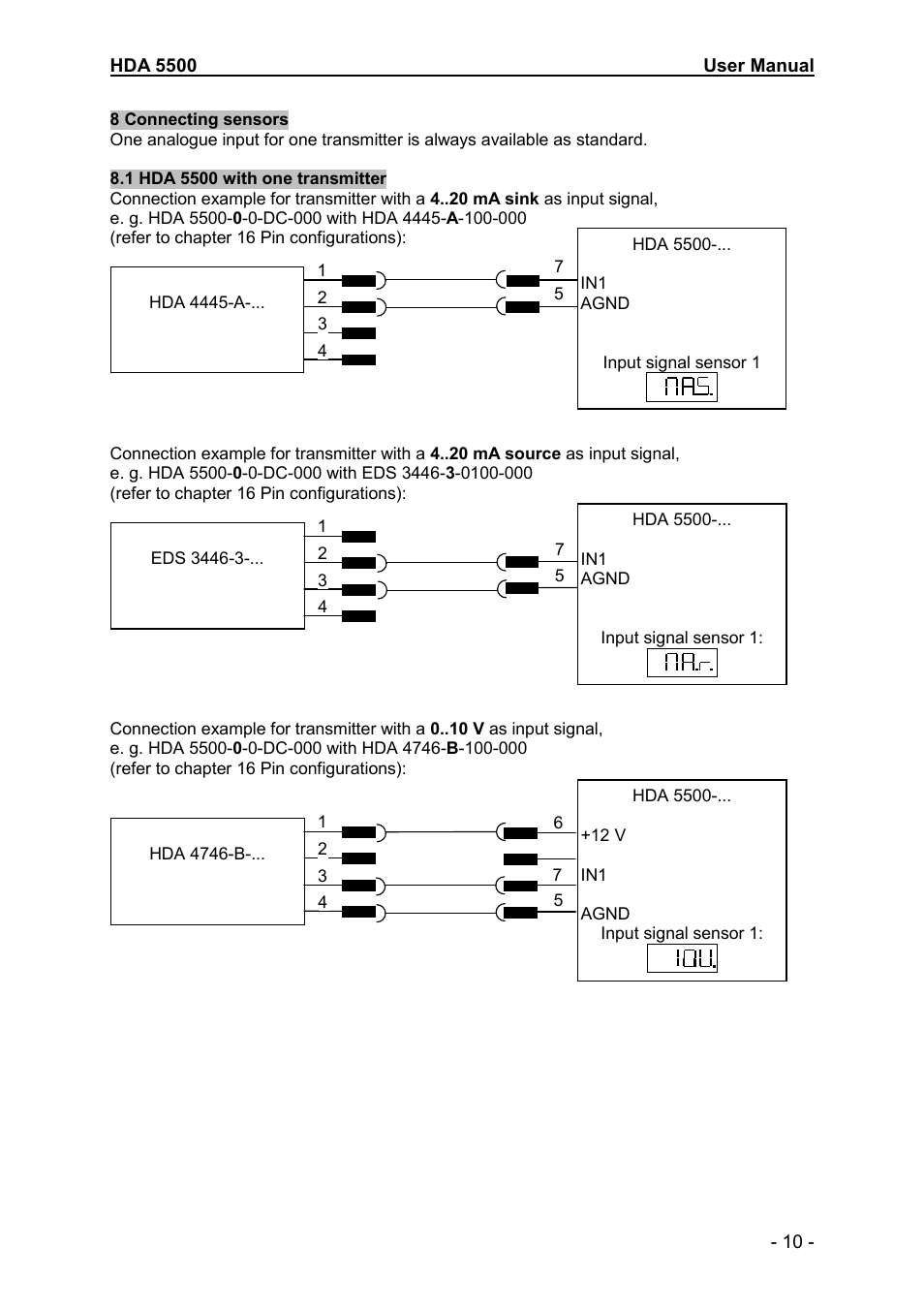 HYDAC HDA 5500-0-0-DC-000 User Manual | Page 10 / 19