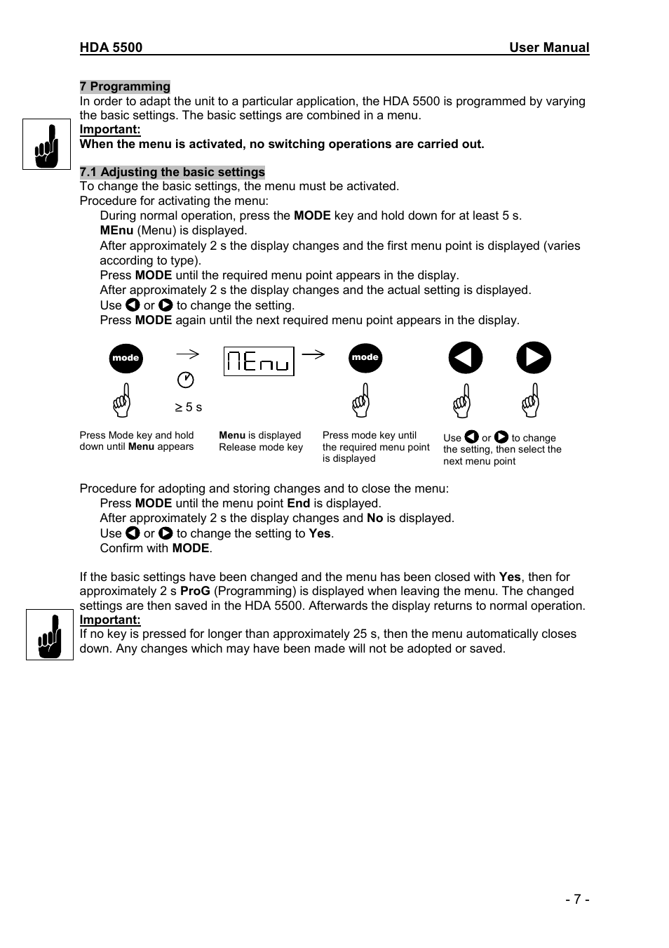 HYDAC HDA 5500-0-0-DC-000 User Manual | Page 7 / 19