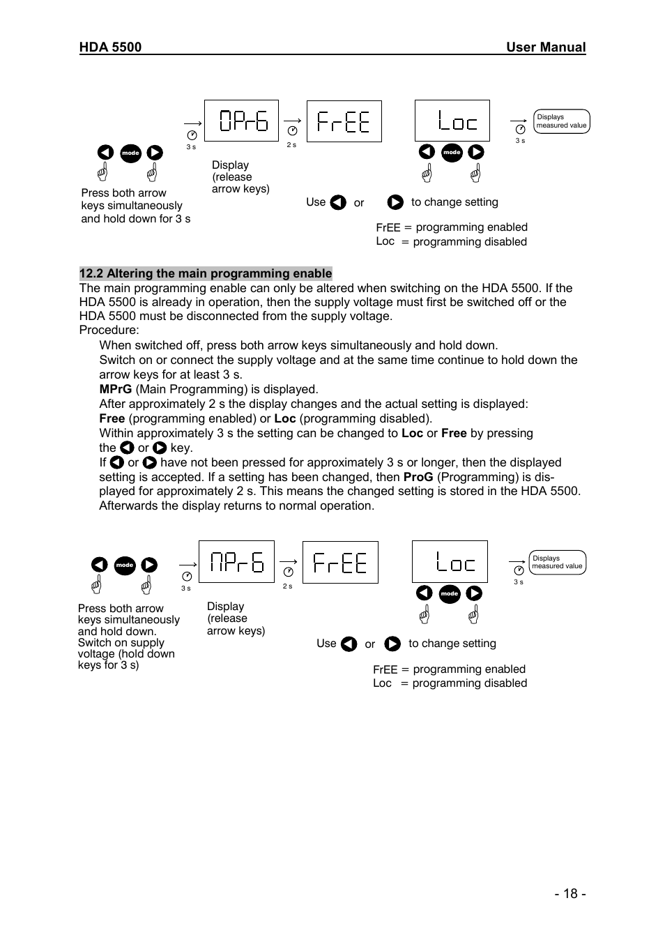 HYDAC HDA 5500-1-2-DC-000 User Manual | Page 18 / 23