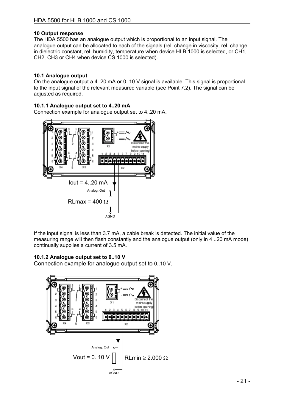 HYDAC HDA 5500-0-2-DC-006 (CM1k) User Manual | Page 21 / 31