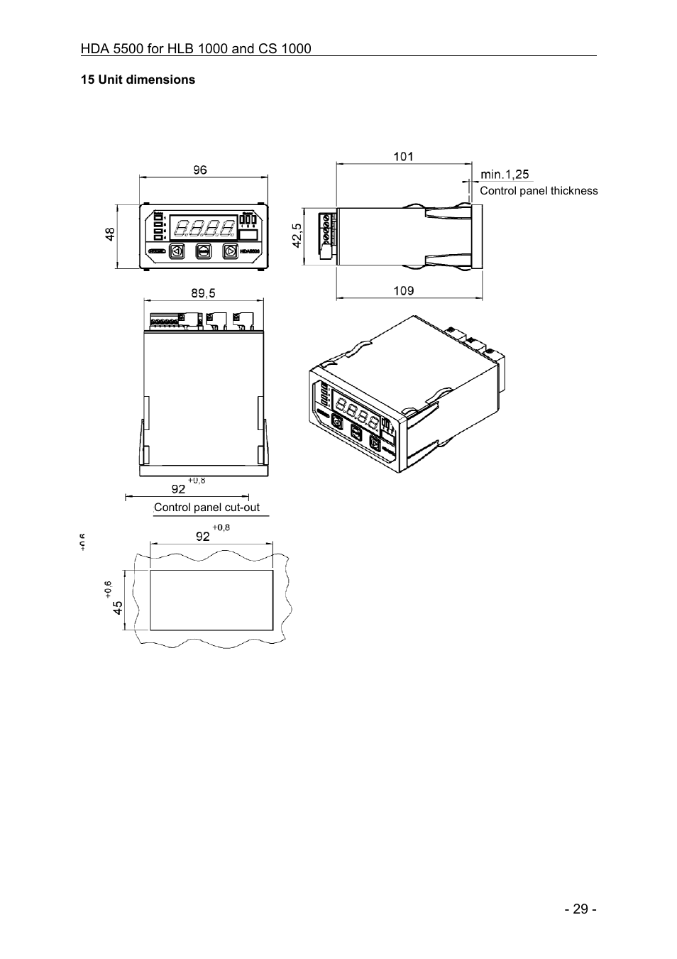 HYDAC HDA 5500-0-2-DC-006 (CM1k) User Manual | Page 29 / 31