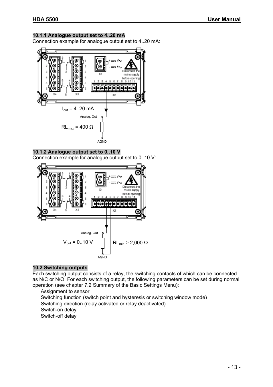 HYDAC HDA 5500-3-2-DC-000 User Manual | Page 13 / 23