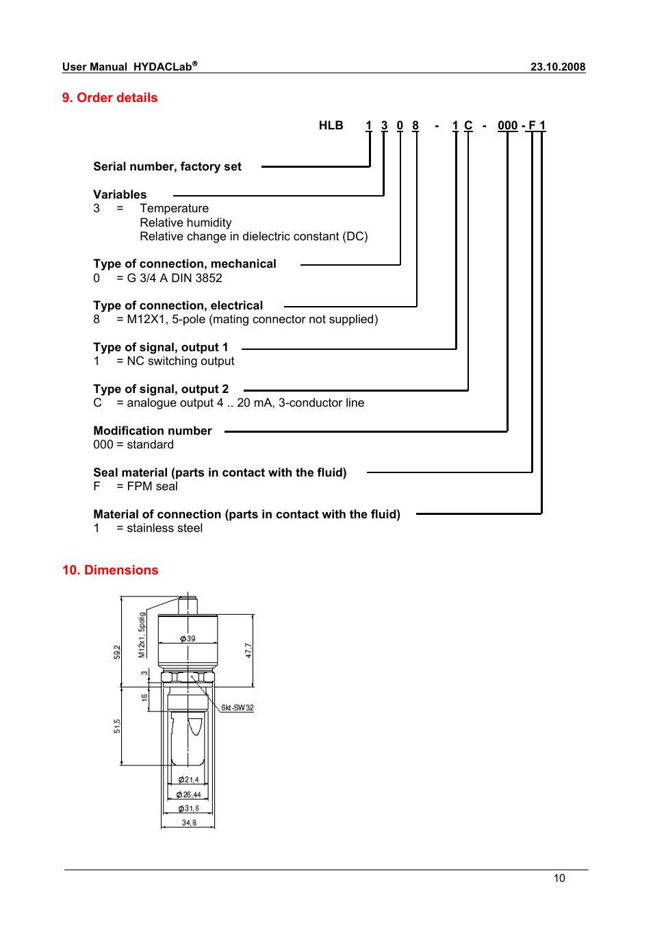 HYDAC HLB 1300 User Manual | Page 25 / 46