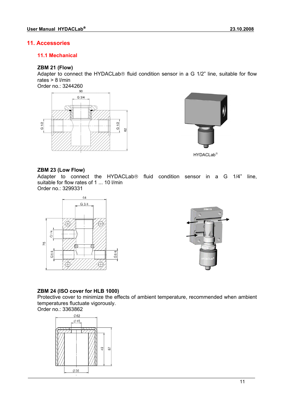 HYDAC HLB 1300 User Manual | Page 26 / 46