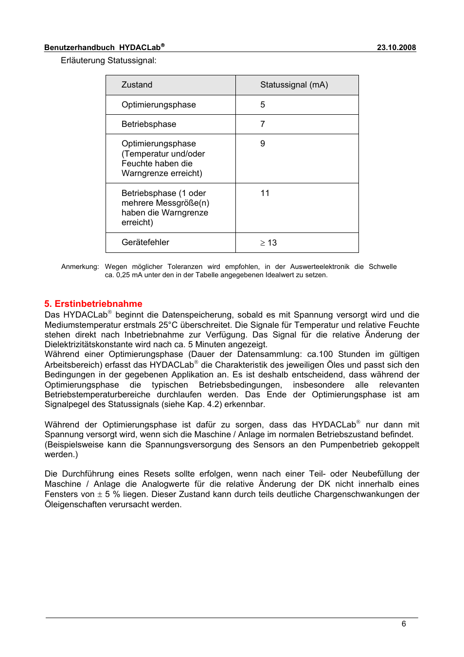 HYDAC HLB 1300 User Manual | Page 6 / 46