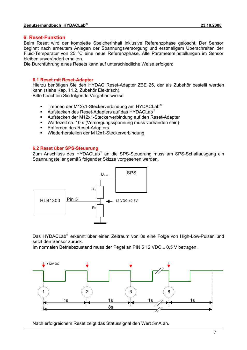 HYDAC HLB 1300 User Manual | Page 7 / 46