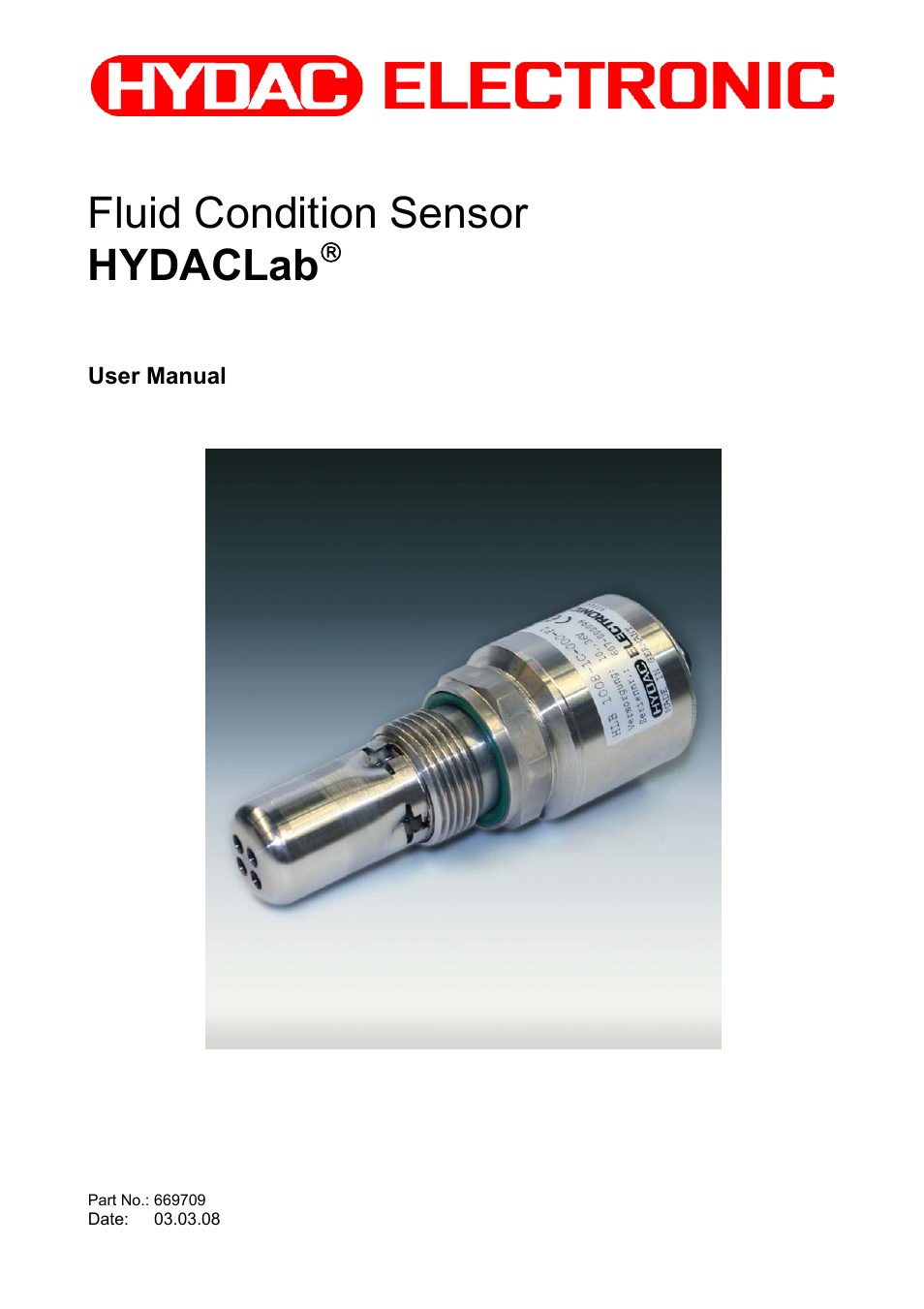 HYDAC HLB 1400 User Manual | 18 pages
