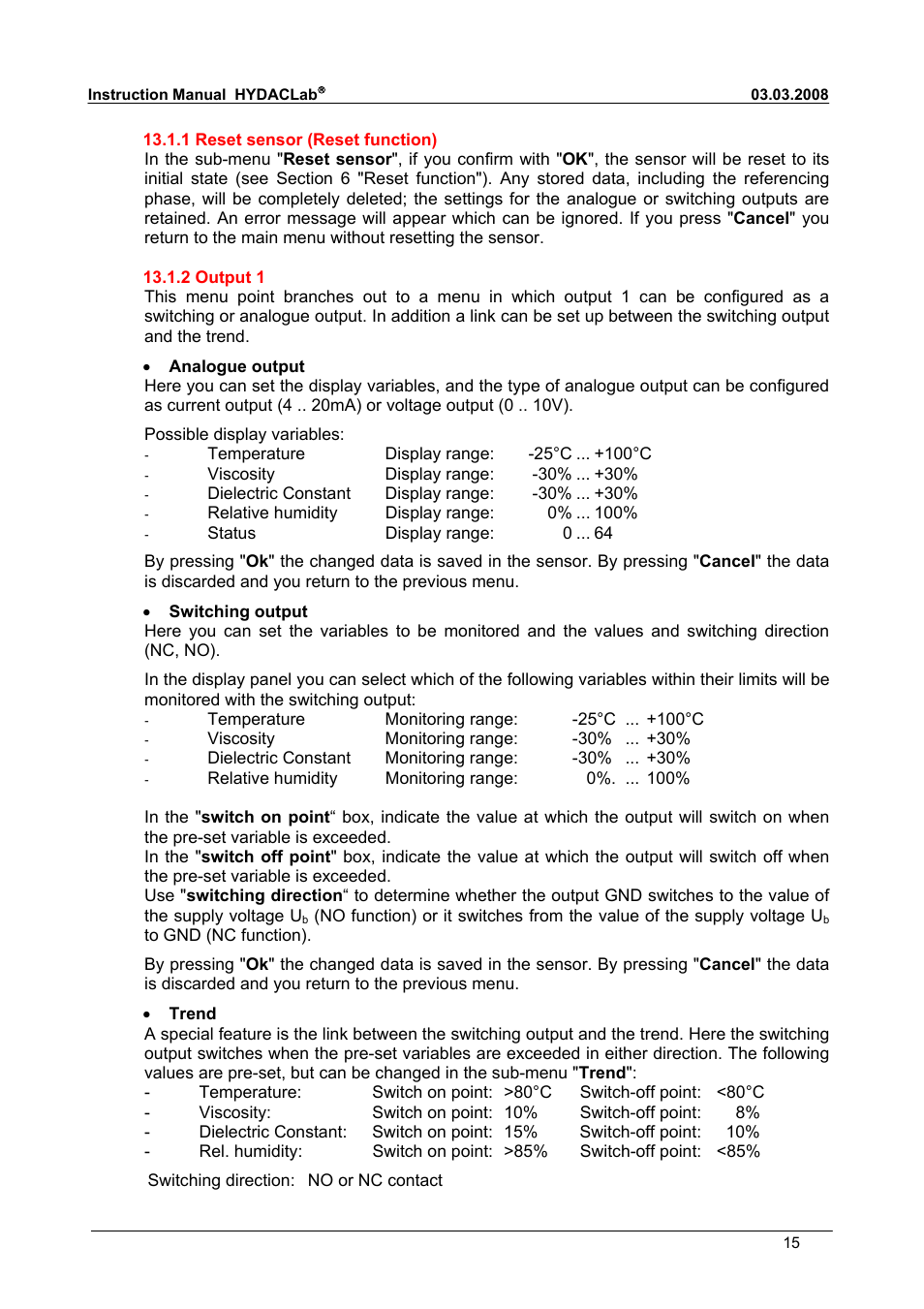 HYDAC HLB 1400 User Manual | Page 15 / 18