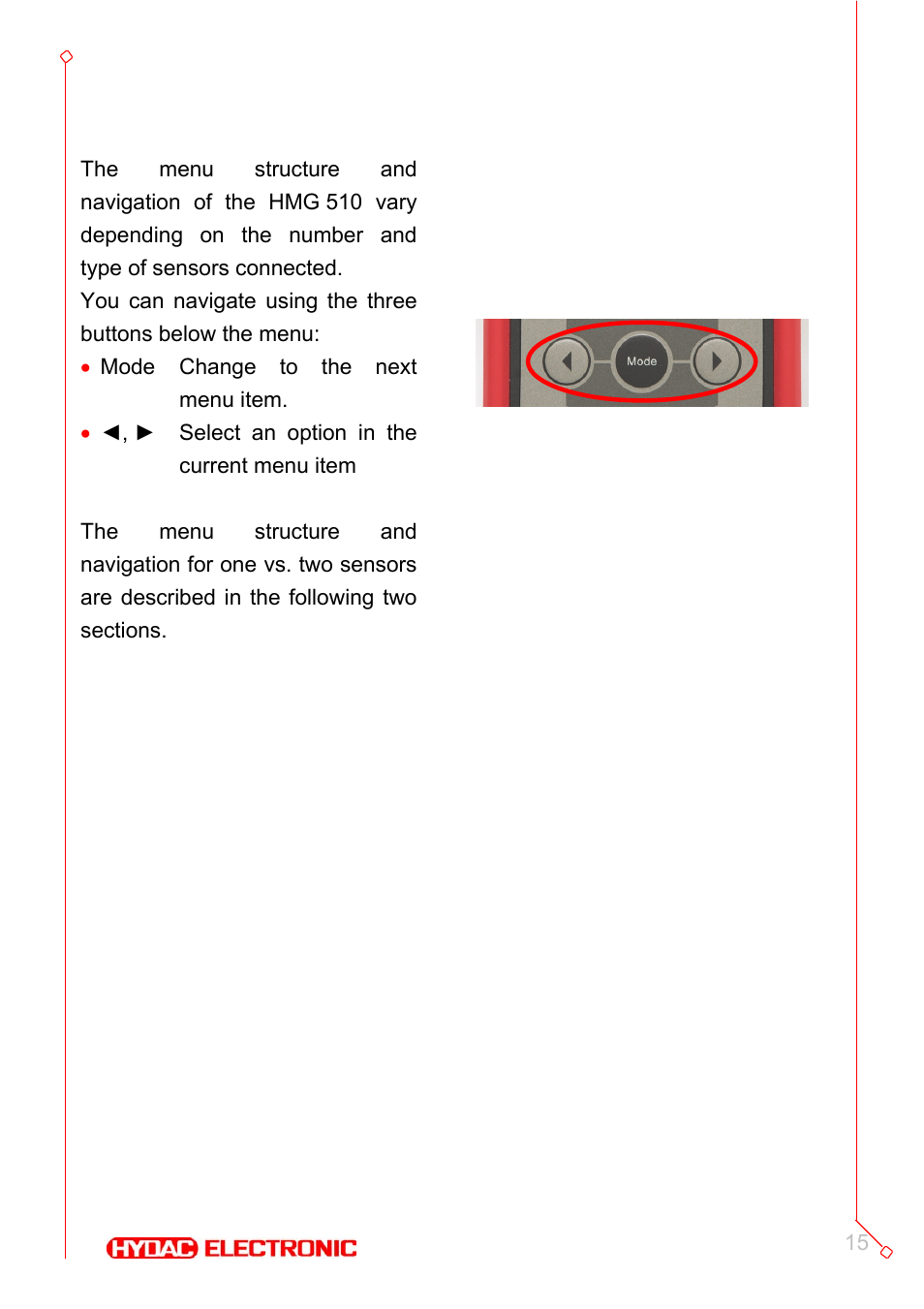 HYDAC HMG 510 User Manual | Page 15 / 26