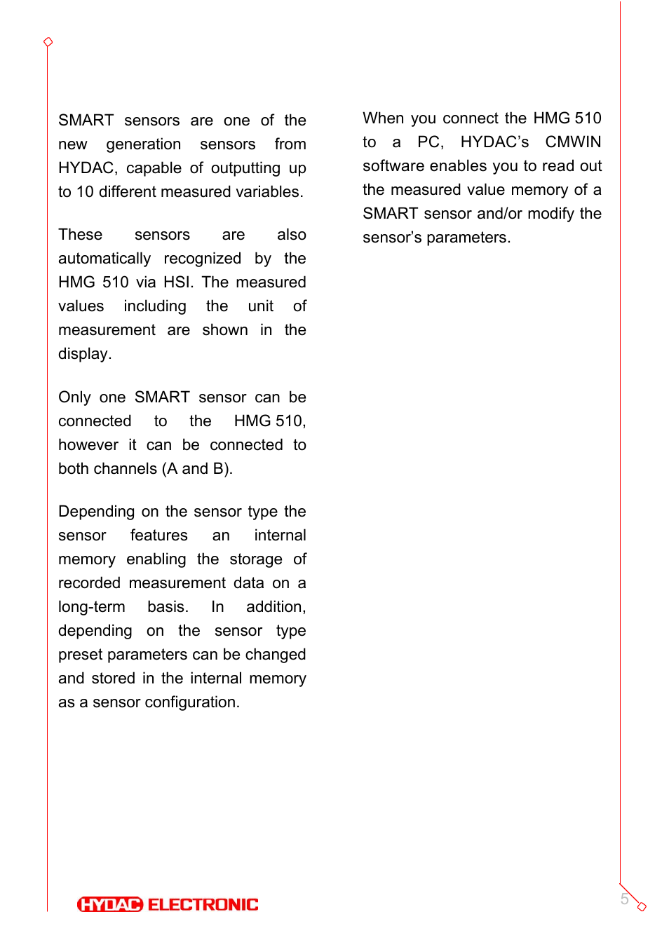 HYDAC HMG 510 User Manual | Page 5 / 26