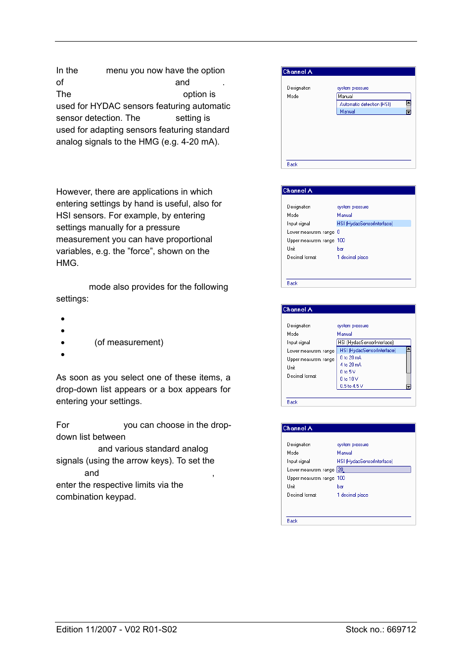 HYDAC HMG 3000 User Manual | Page 18 / 76