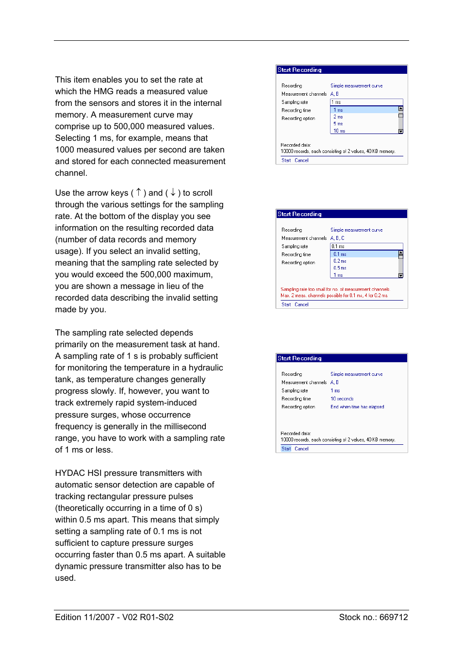 HYDAC HMG 3000 User Manual | Page 36 / 76