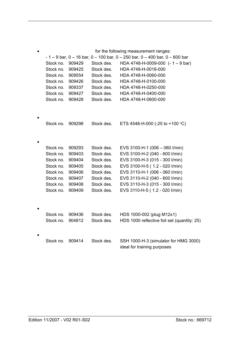 8 accessories | HYDAC HMG 3000 User Manual | Page 71 / 76