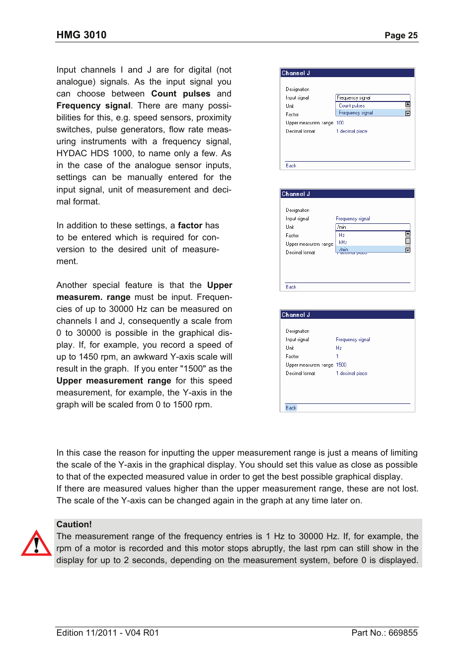 HYDAC HMG 3010 User Manual | Page 25 / 86