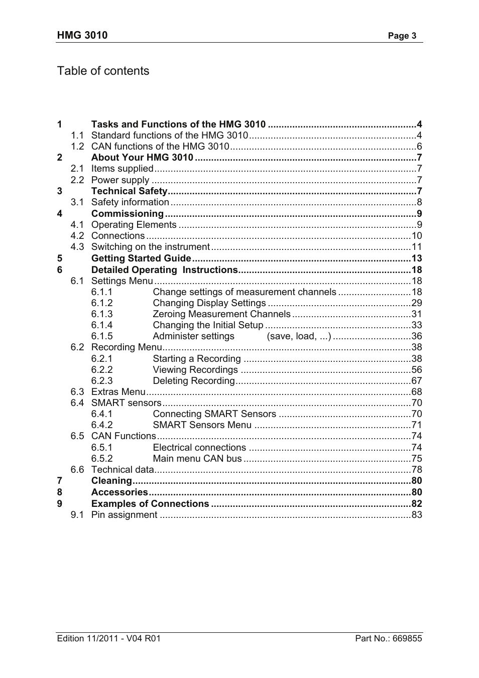 HYDAC HMG 3010 User Manual | Page 3 / 86