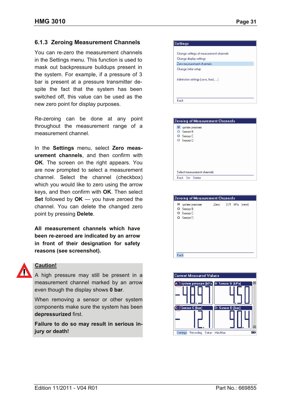 HYDAC HMG 3010 User Manual | Page 31 / 86