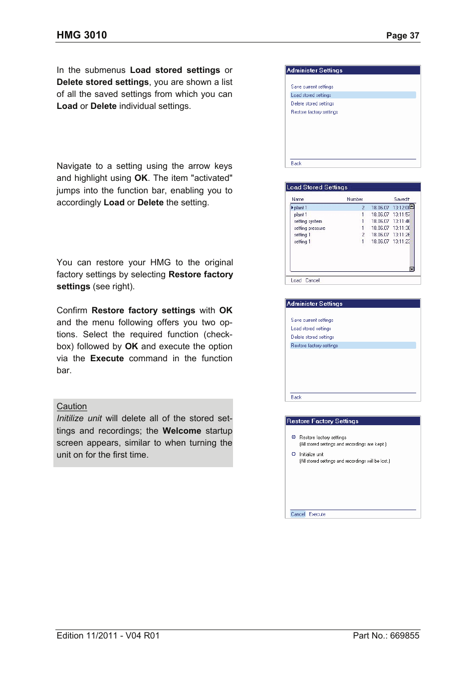 HYDAC HMG 3010 User Manual | Page 37 / 86