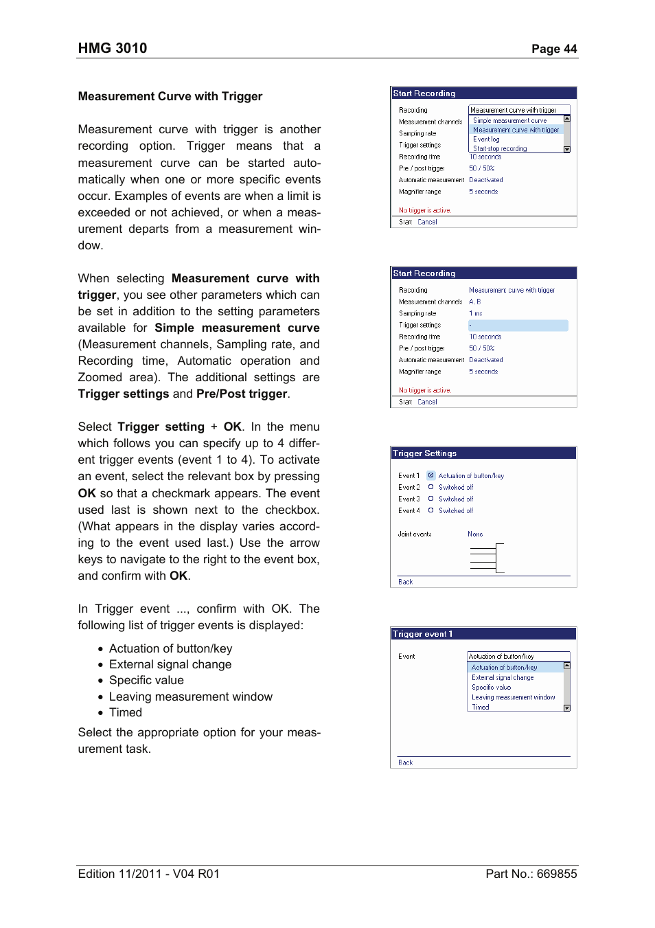 HYDAC HMG 3010 User Manual | Page 44 / 86