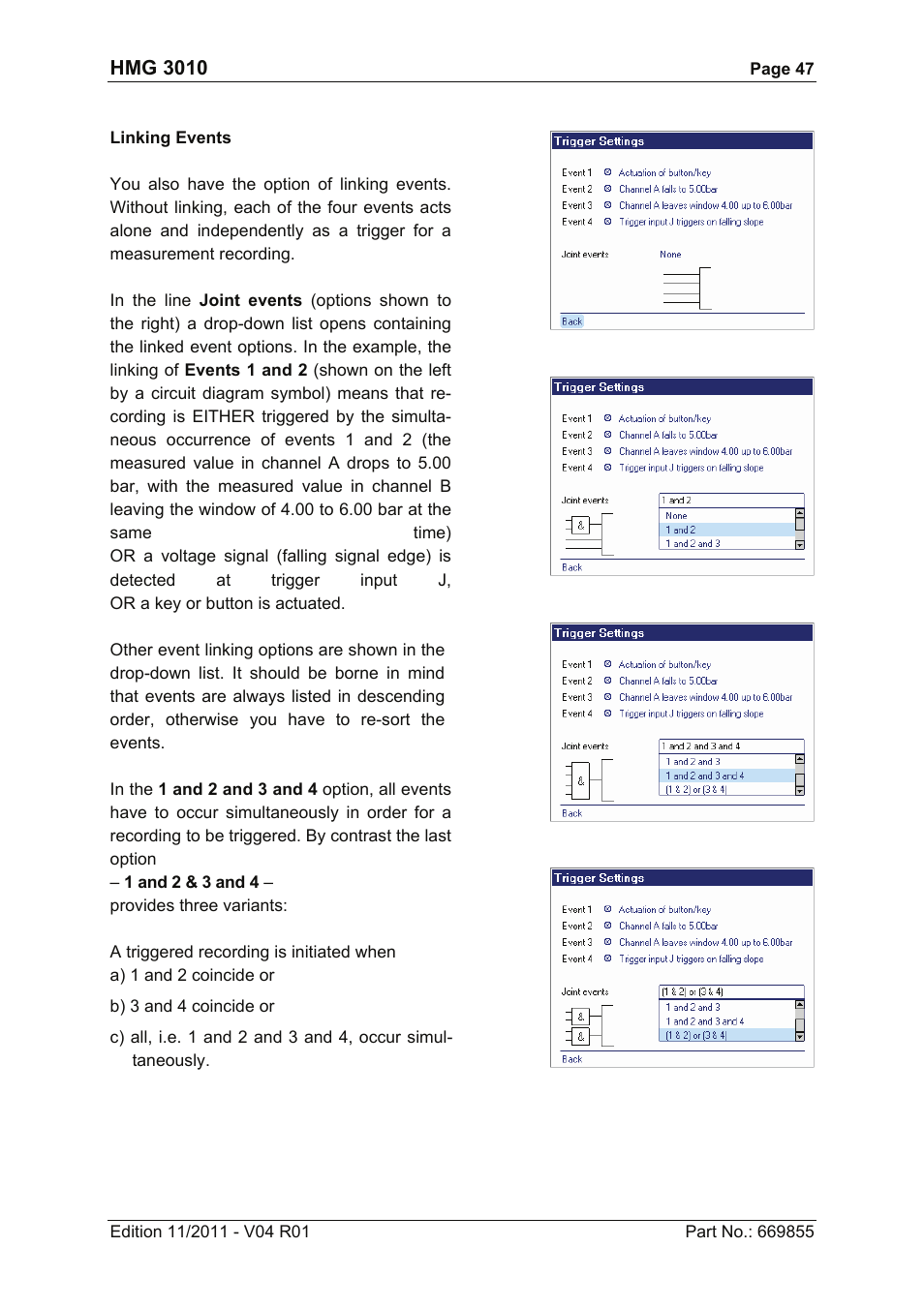 HYDAC HMG 3010 User Manual | Page 47 / 86
