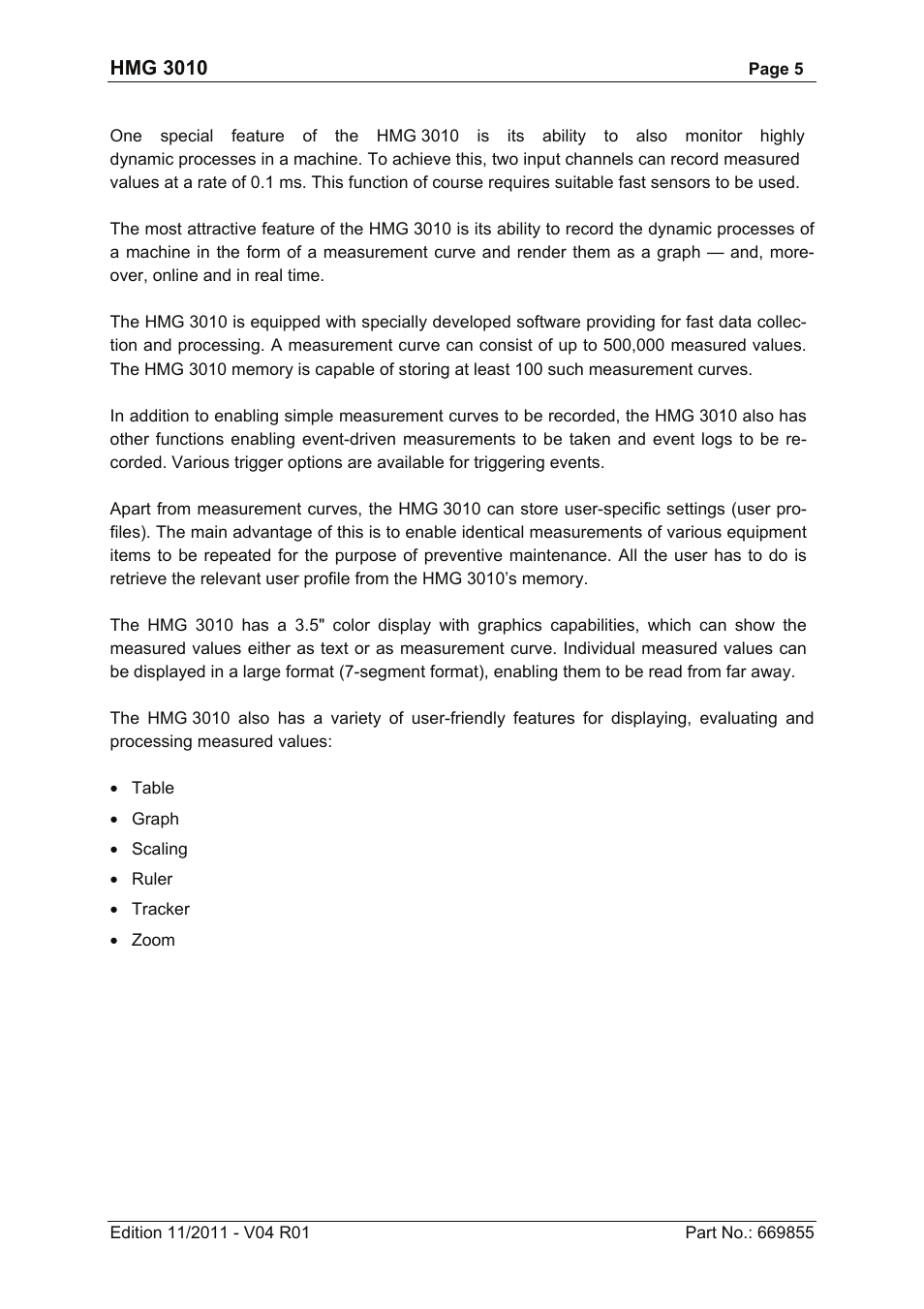 HYDAC HMG 3010 User Manual | Page 5 / 86