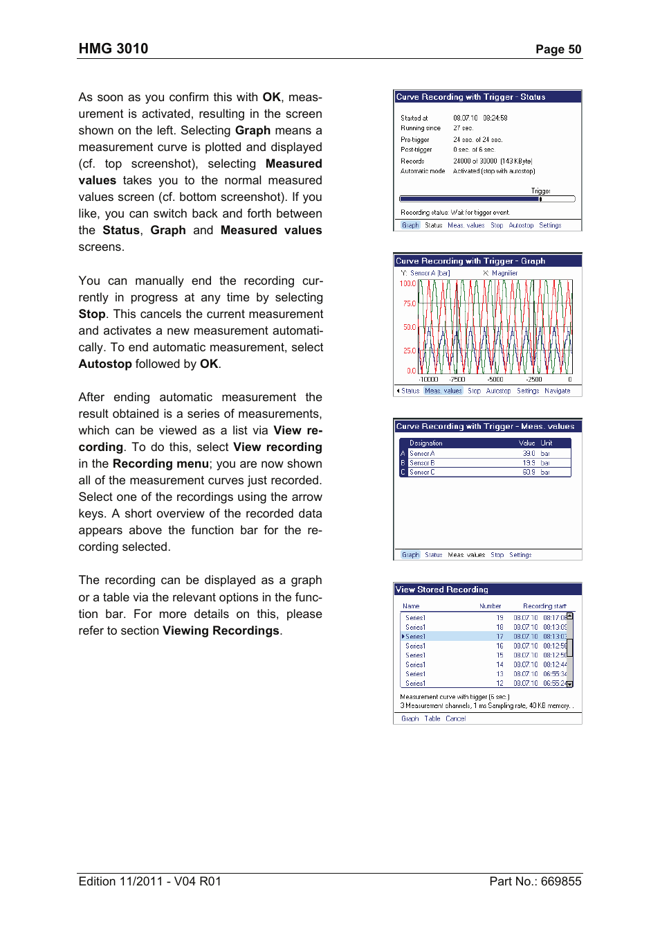 HYDAC HMG 3010 User Manual | Page 50 / 86