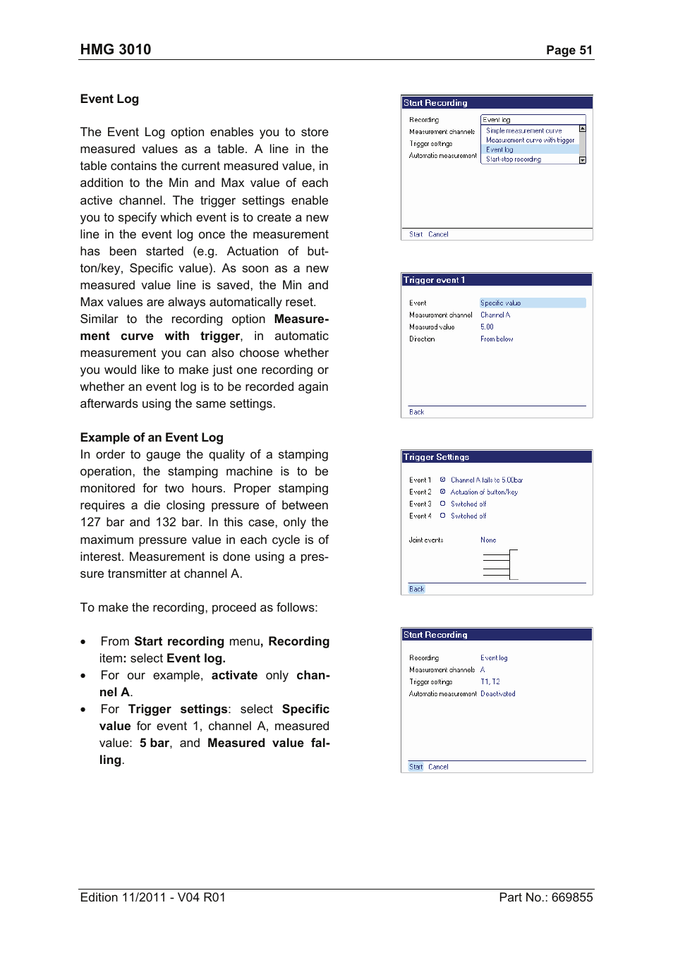 HYDAC HMG 3010 User Manual | Page 51 / 86