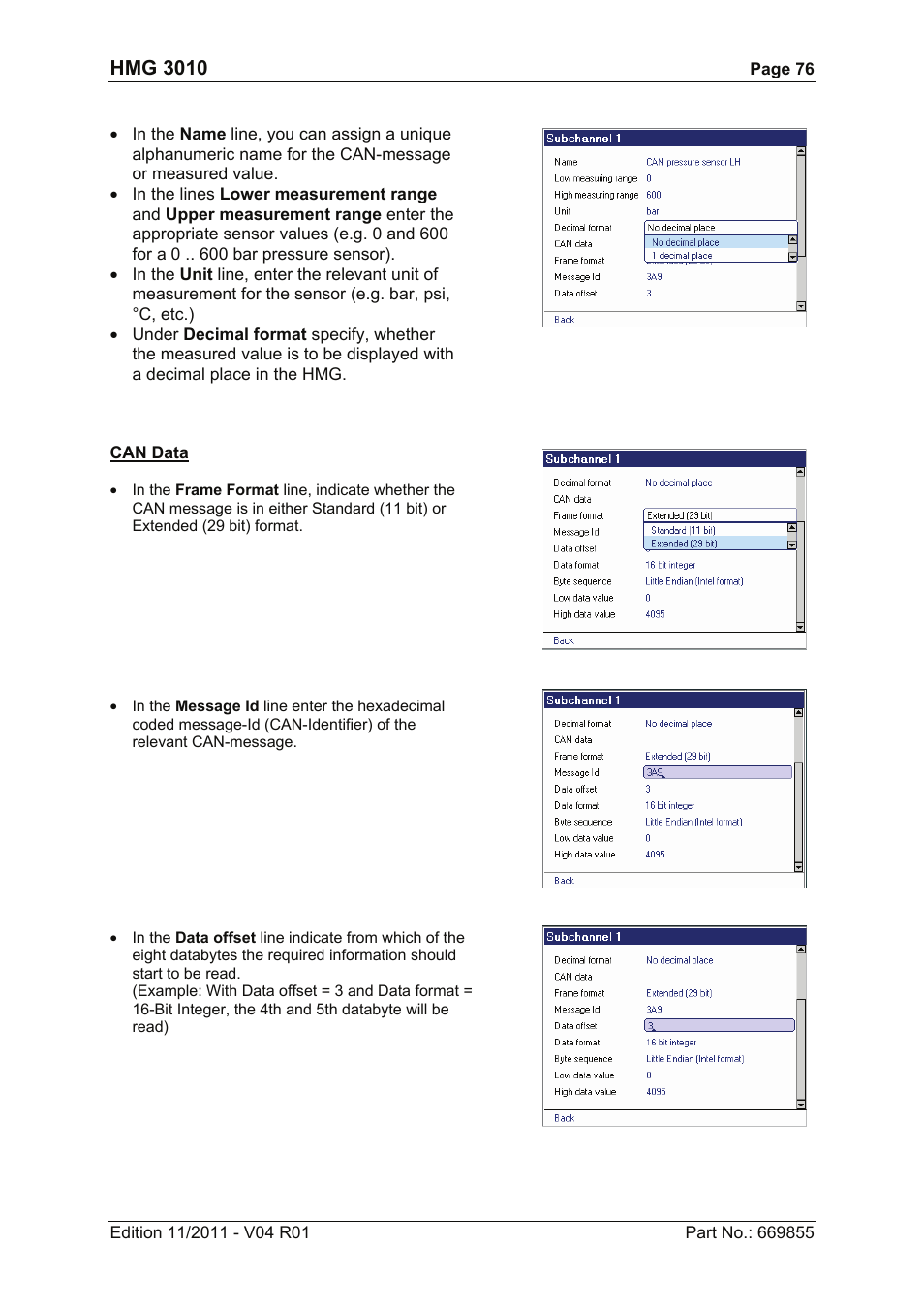 HYDAC HMG 3010 User Manual | Page 76 / 86
