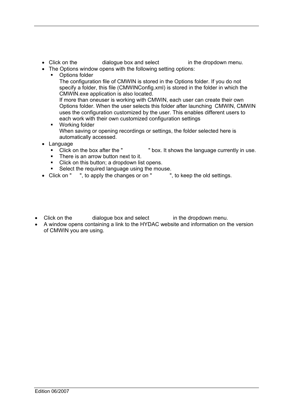 HYDAC CMWIN User Manual | Page 28 / 29
