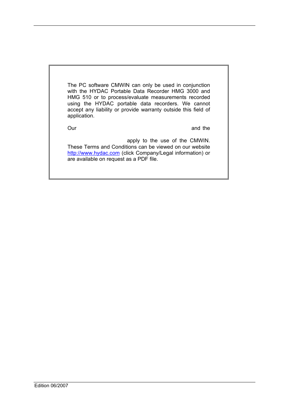 1 general information | HYDAC CMWIN User Manual | Page 4 / 29