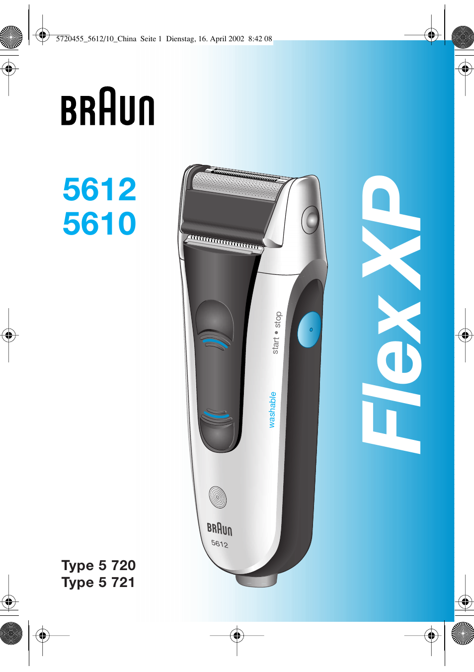 Braun 5610 User Manual | 6 pages