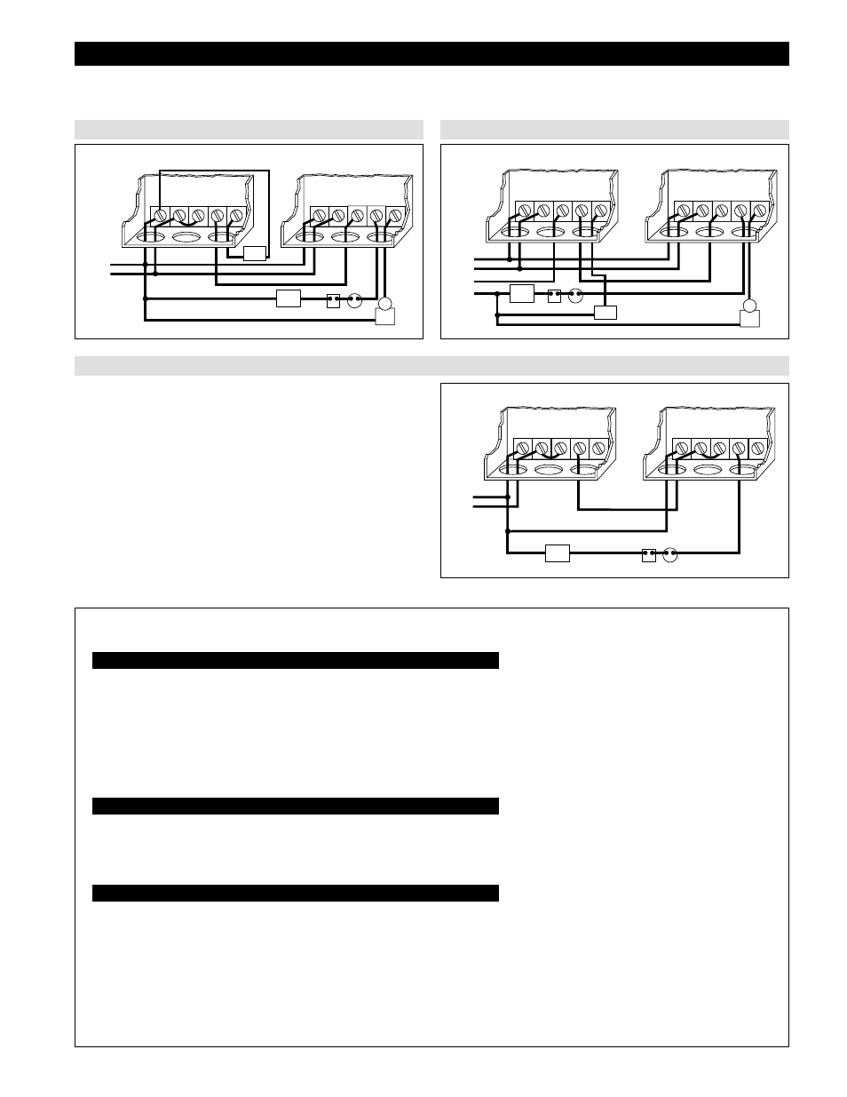 Operating instructions, Trouble shooting, Maintenance | Wiring method c: secondary cut-off, 600 series: automatic reset & test button, 500 series: manual reset & test button | Hydrolevel 700 Series User Manual | Page 3 / 4