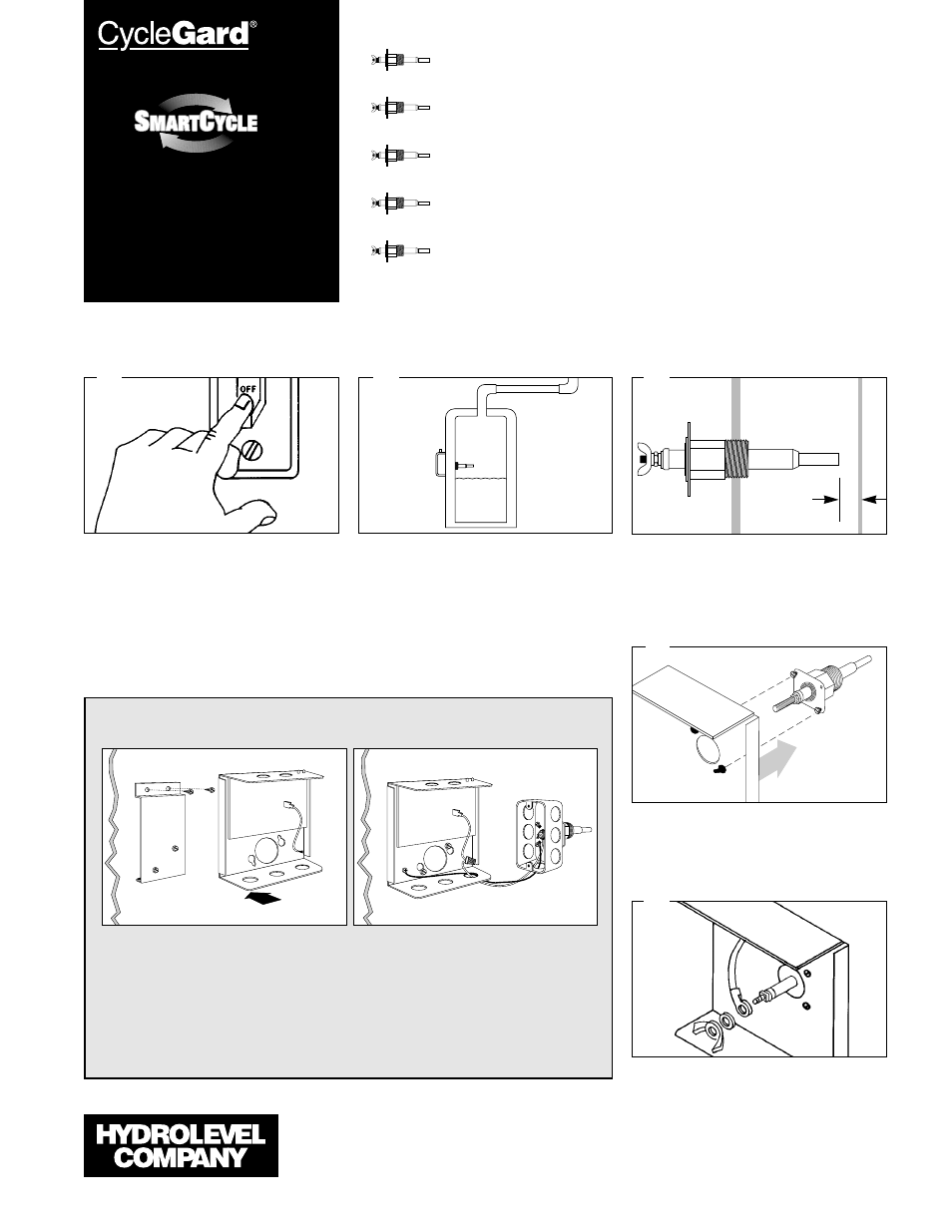 Hydrolevel CG400 Series User Manual | 4 pages