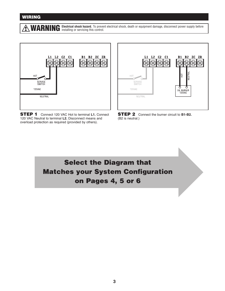 Warning | Hydrolevel 3250 User Manual | Page 3 / 12