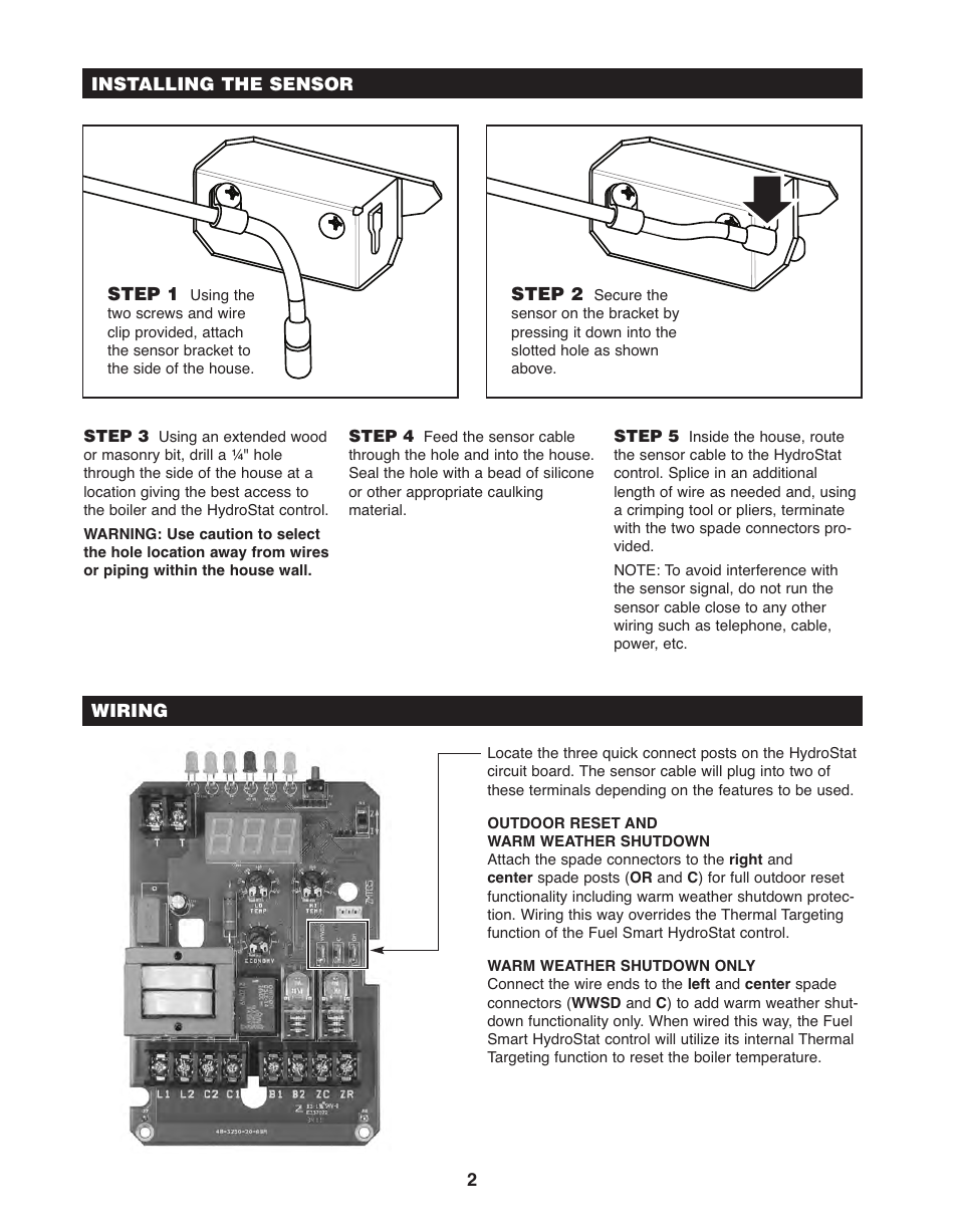 Hydrolevel OS-100 User Manual | Page 2 / 4