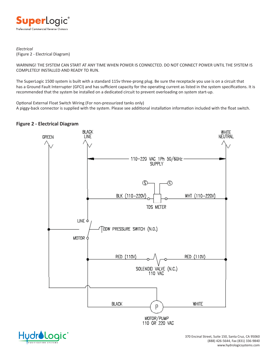 Superlogic 1500 manual | Hydro-Logic SuperLogic 1500 User Manual | Page 10 / 20