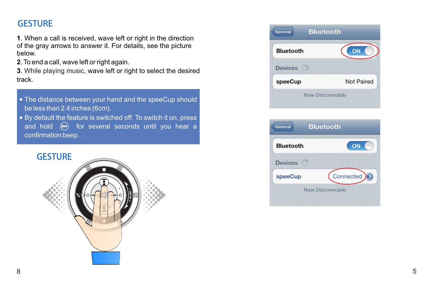 iCreation speeCup user vanual User Manual | Page 6 / 13