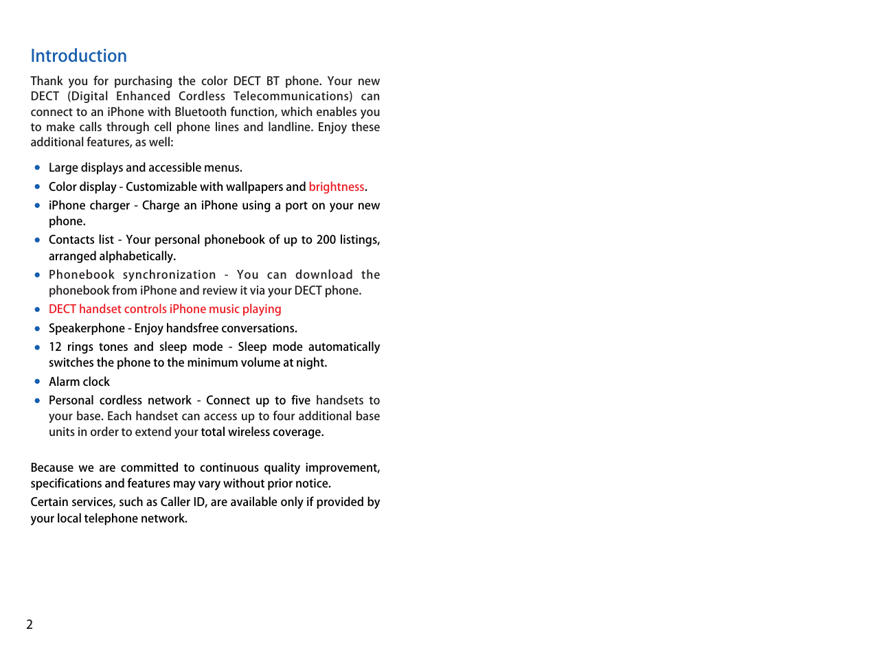Introduction | iCreation i-800 User Manual | Page 3 / 64