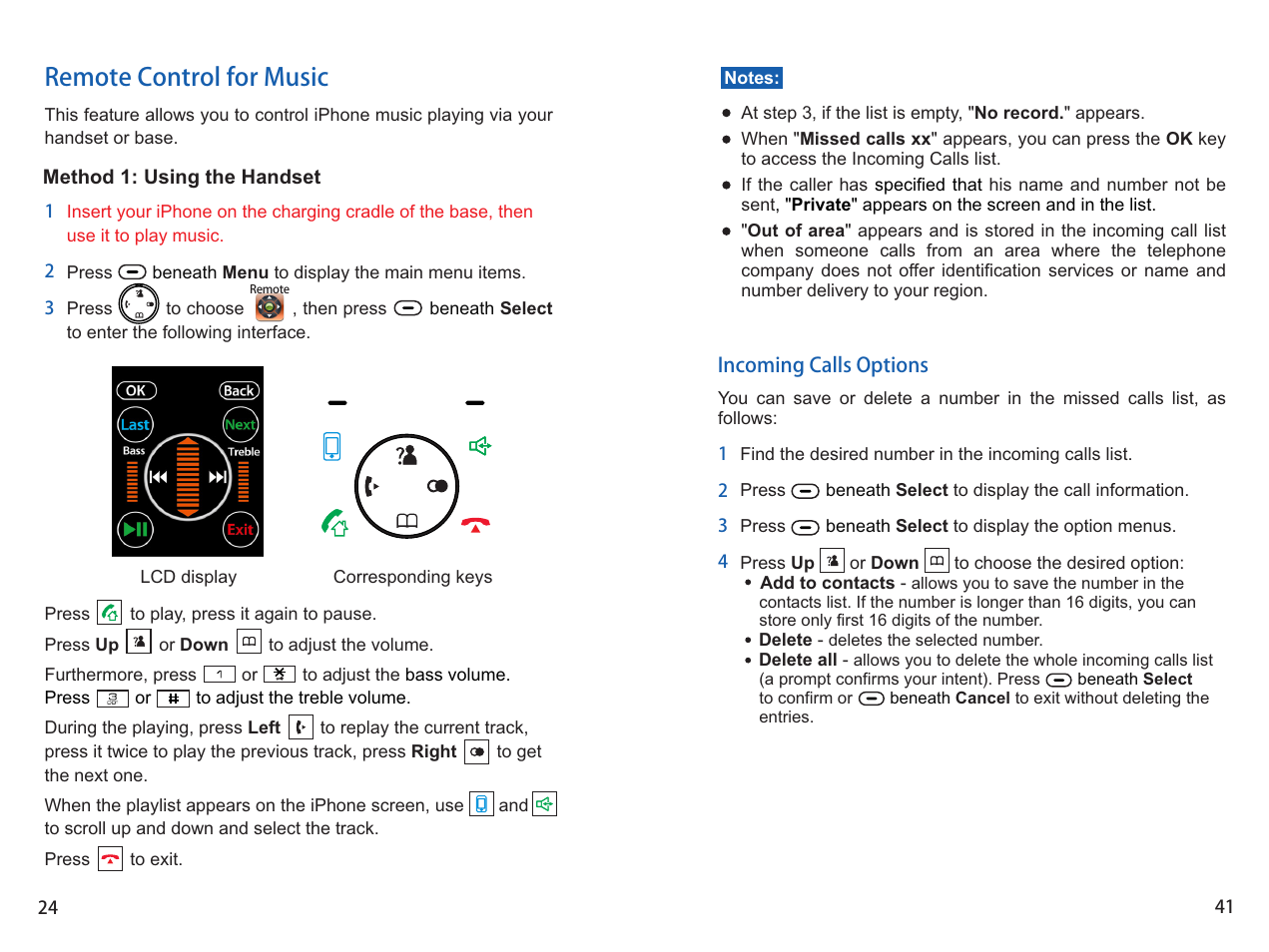 Remote control for music | iCreation i-800 User Manual | Page 42 / 64