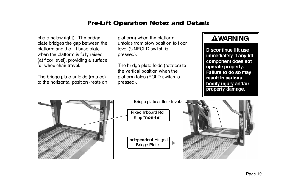 Warning | Braun 6 User Manual | Page 21 / 45