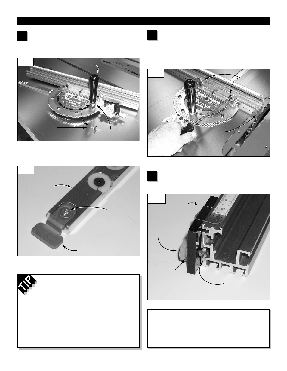 Assembly | INCRA Miter 1000 User Manual | Page 2 / 4