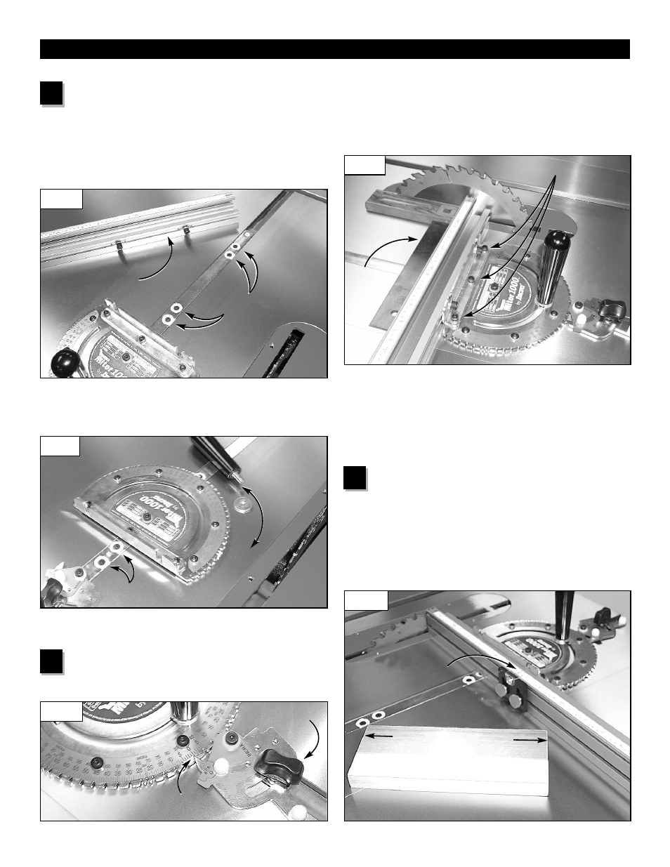 Calibration | INCRA Miter 1000 User Manual | Page 3 / 4