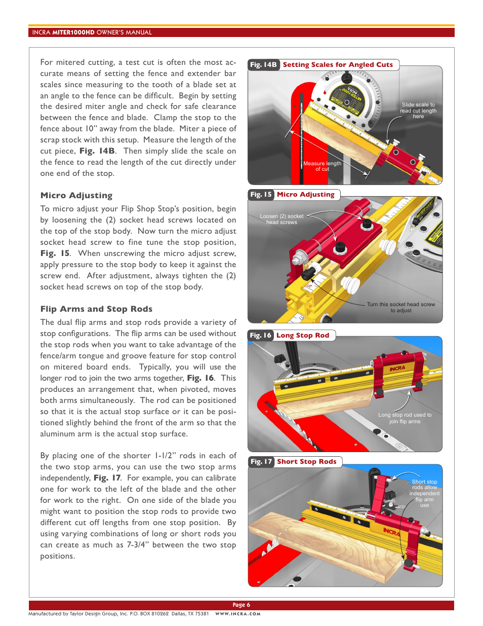 INCRA Miter 1000HD User Manual | Page 6 / 8